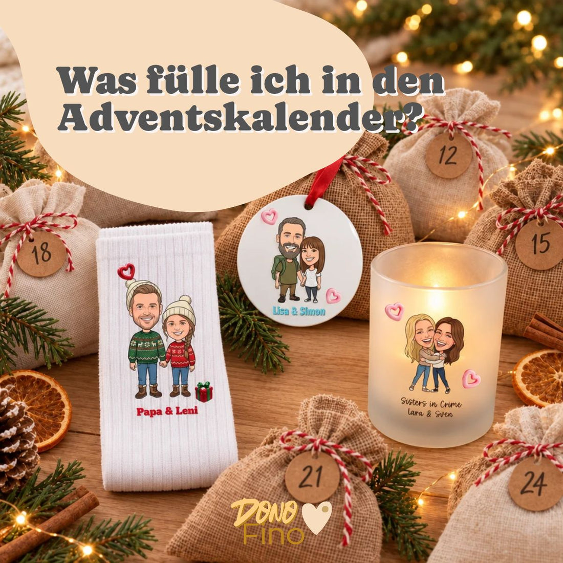 Was fülle ich in den Adventskalender? Tipps für den Adventskalender