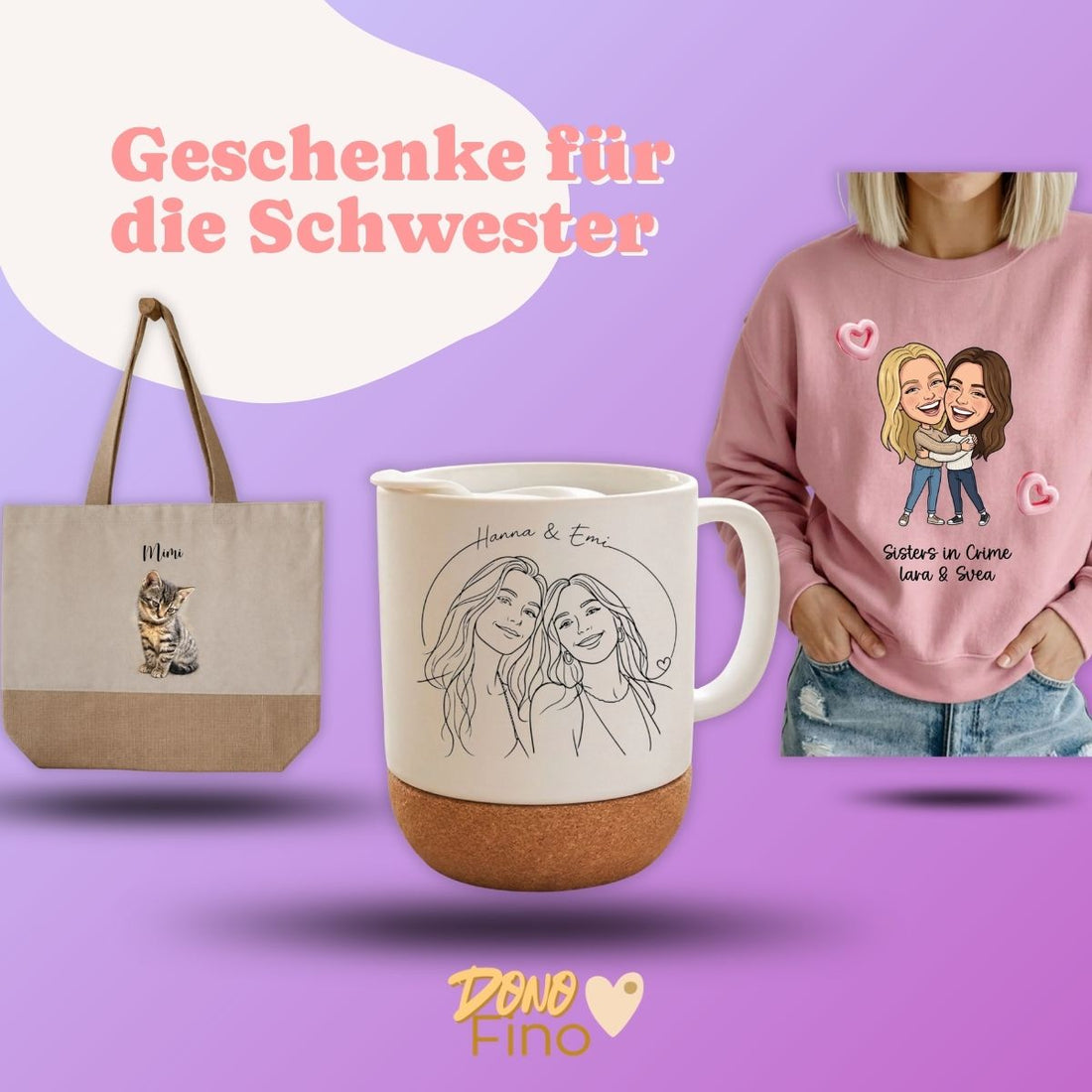 Geschenk für die Schwester Tipps