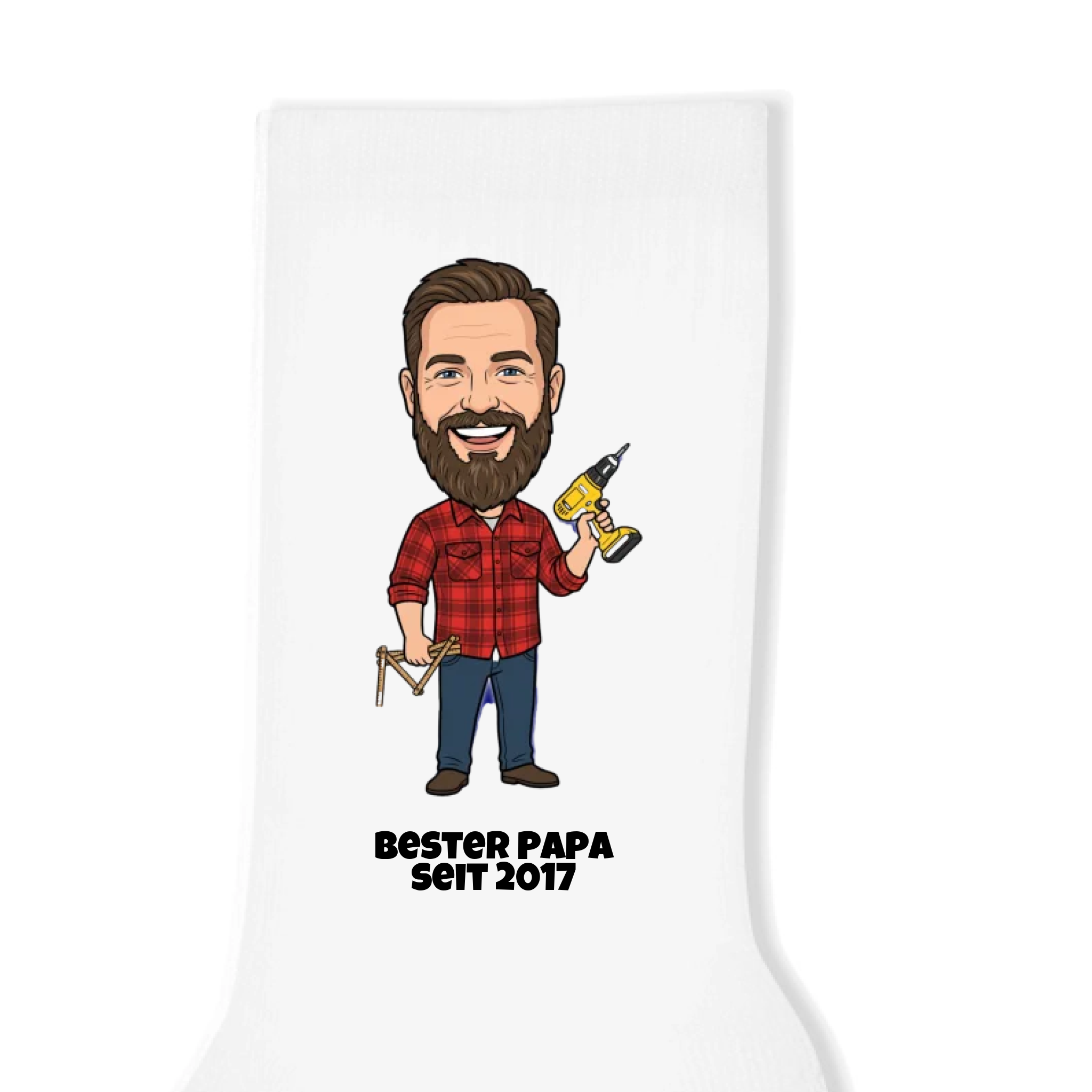 Bester Papa Socken personalisiert