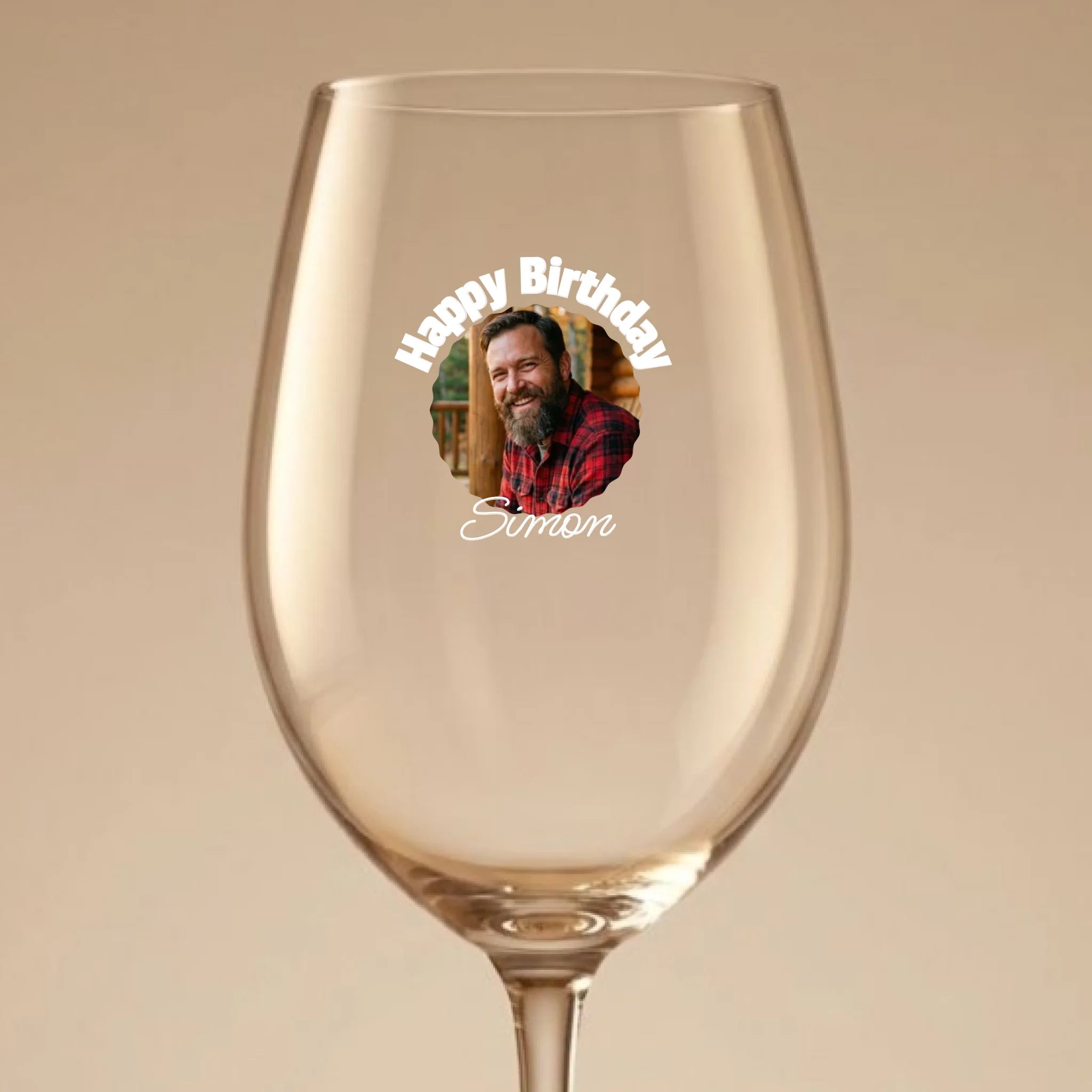 Leonardo Weinglas personalisiert