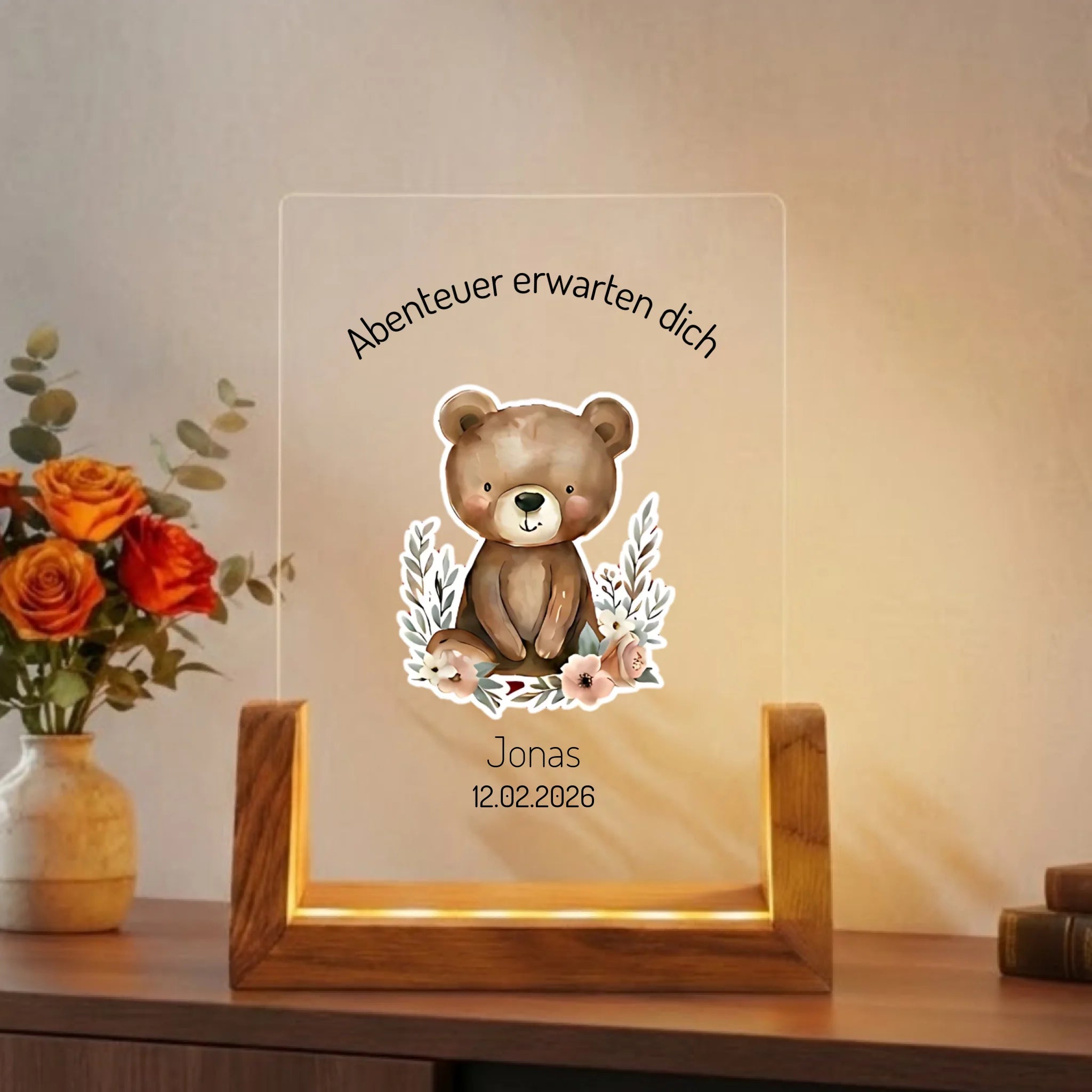 Personalisierte LED Lampe