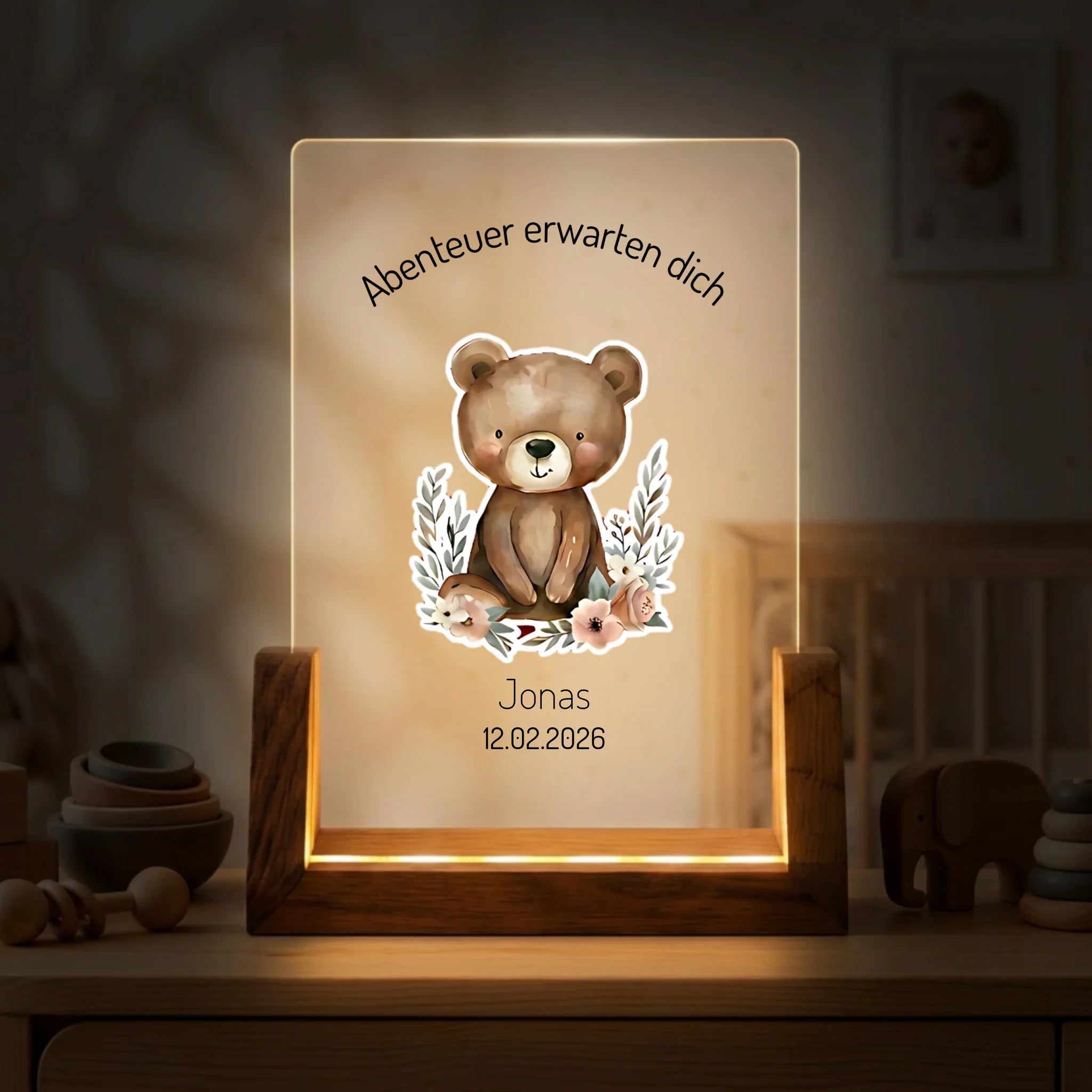 Personalisierte LED Lampe