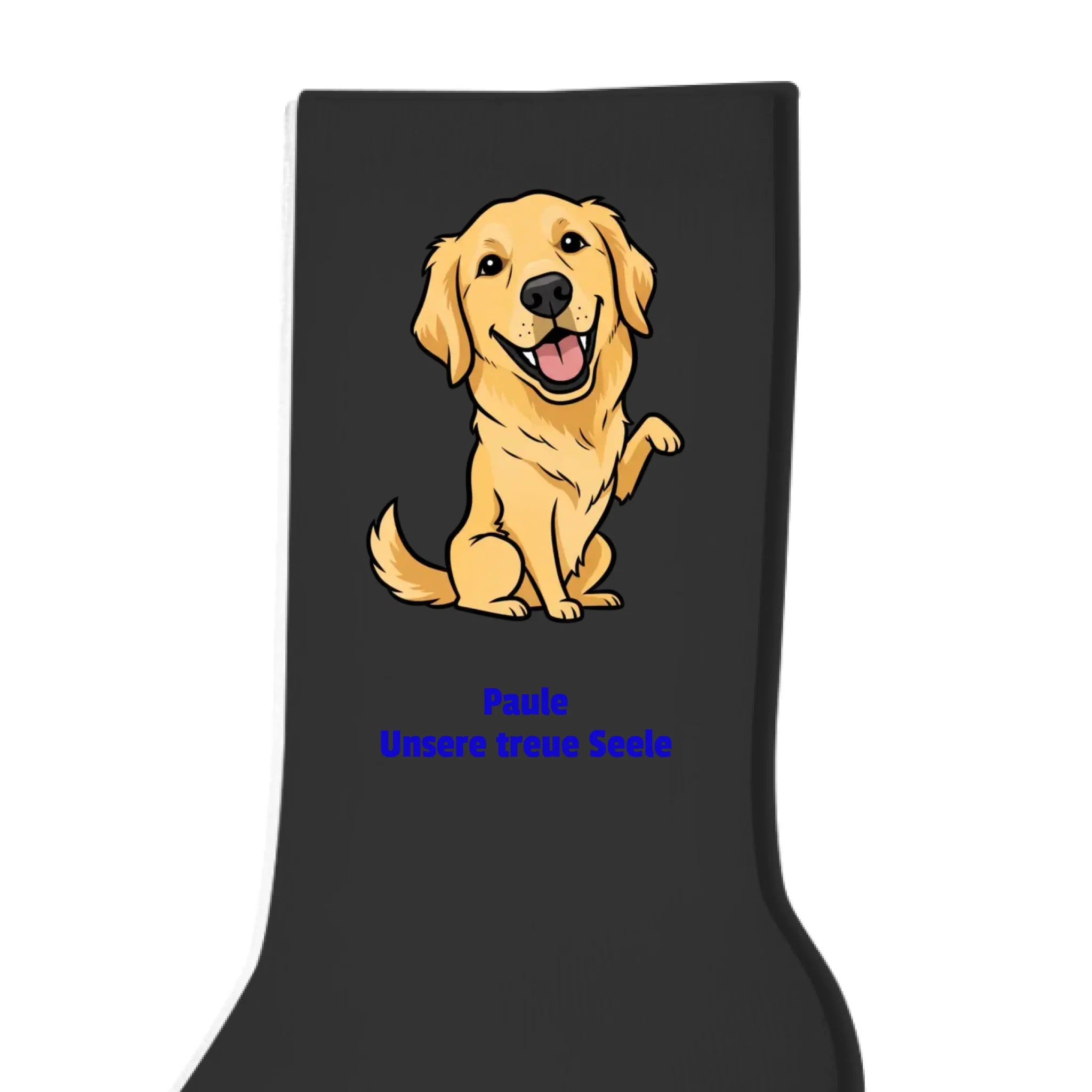 Personalisierte Socken schwarz