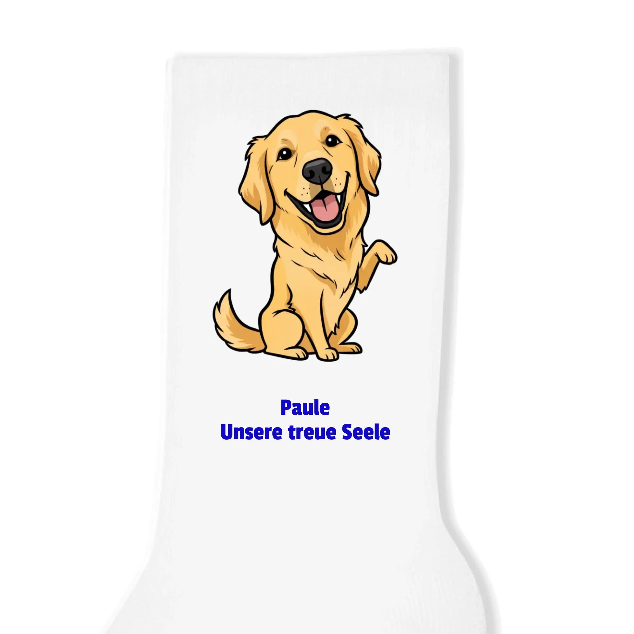 Personalisierte Socken weiß