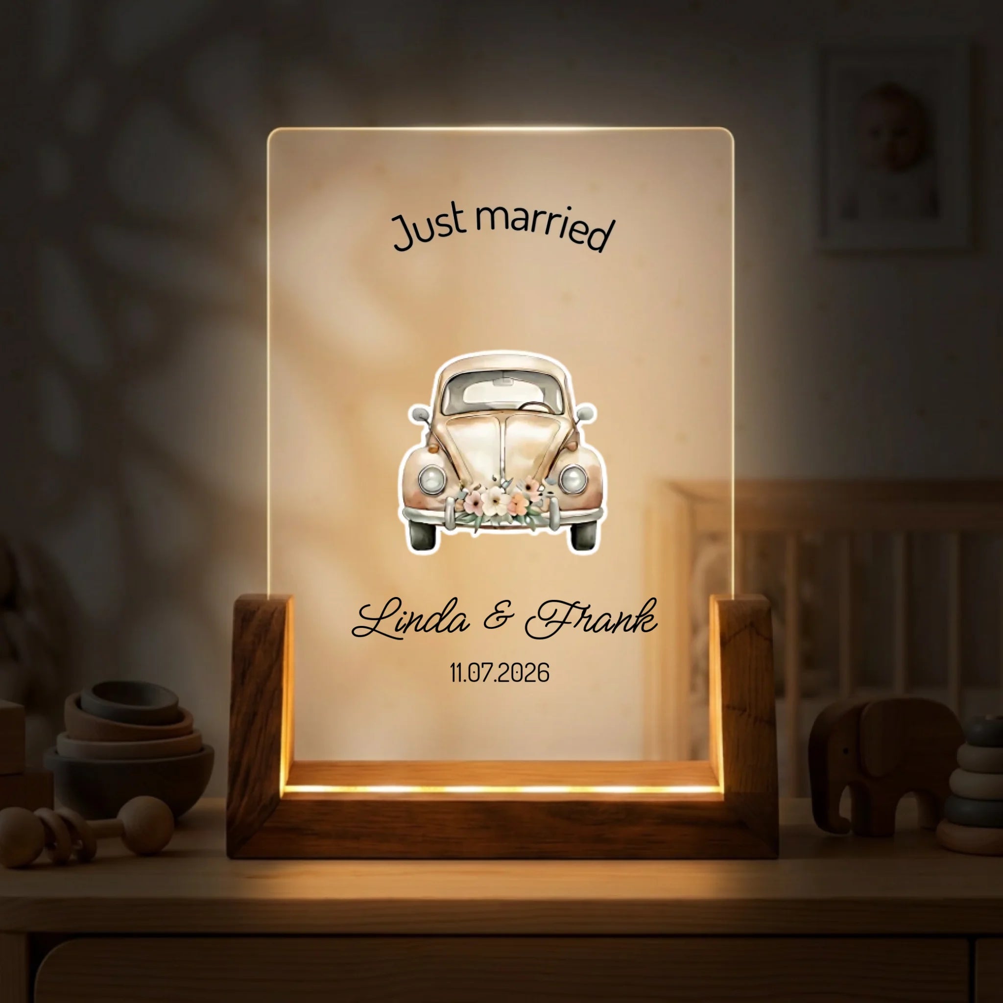 Personalisierte LED Lampe