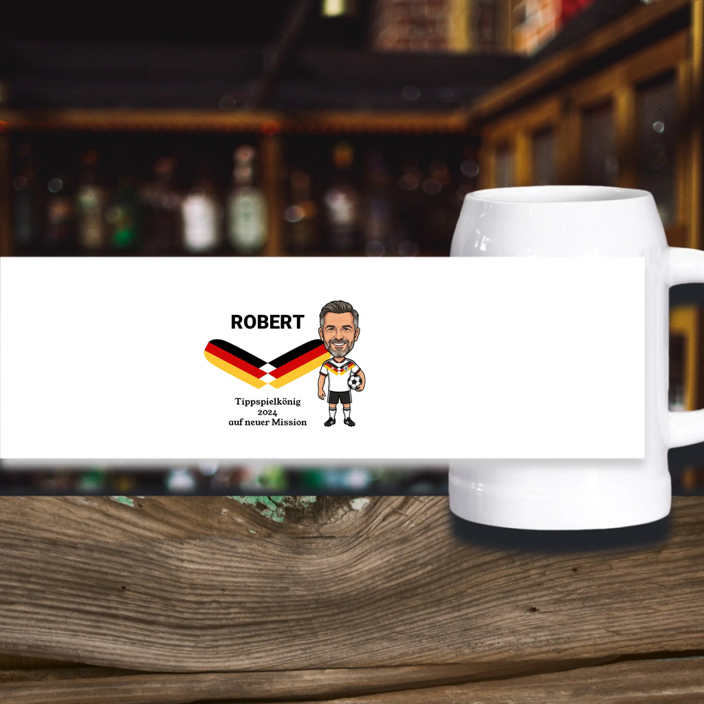 Personalisierter Bierkrug aus Stein