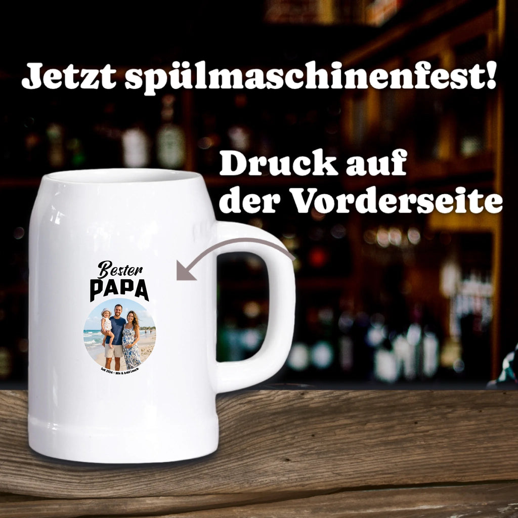 Bierkrug aus Stein personalisiert