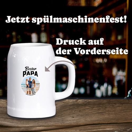 Bierkrug aus Stein personalisiert