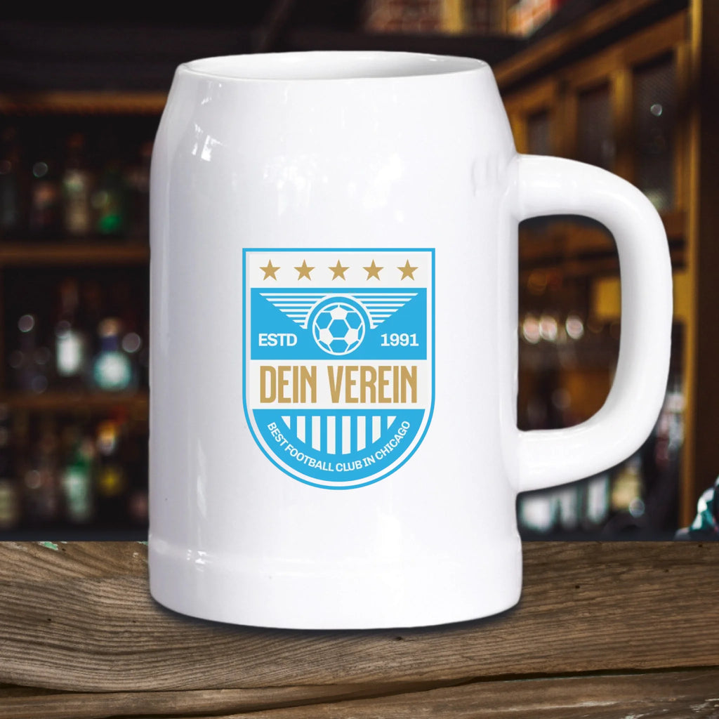 Bierkrug aus Stein personalisiert