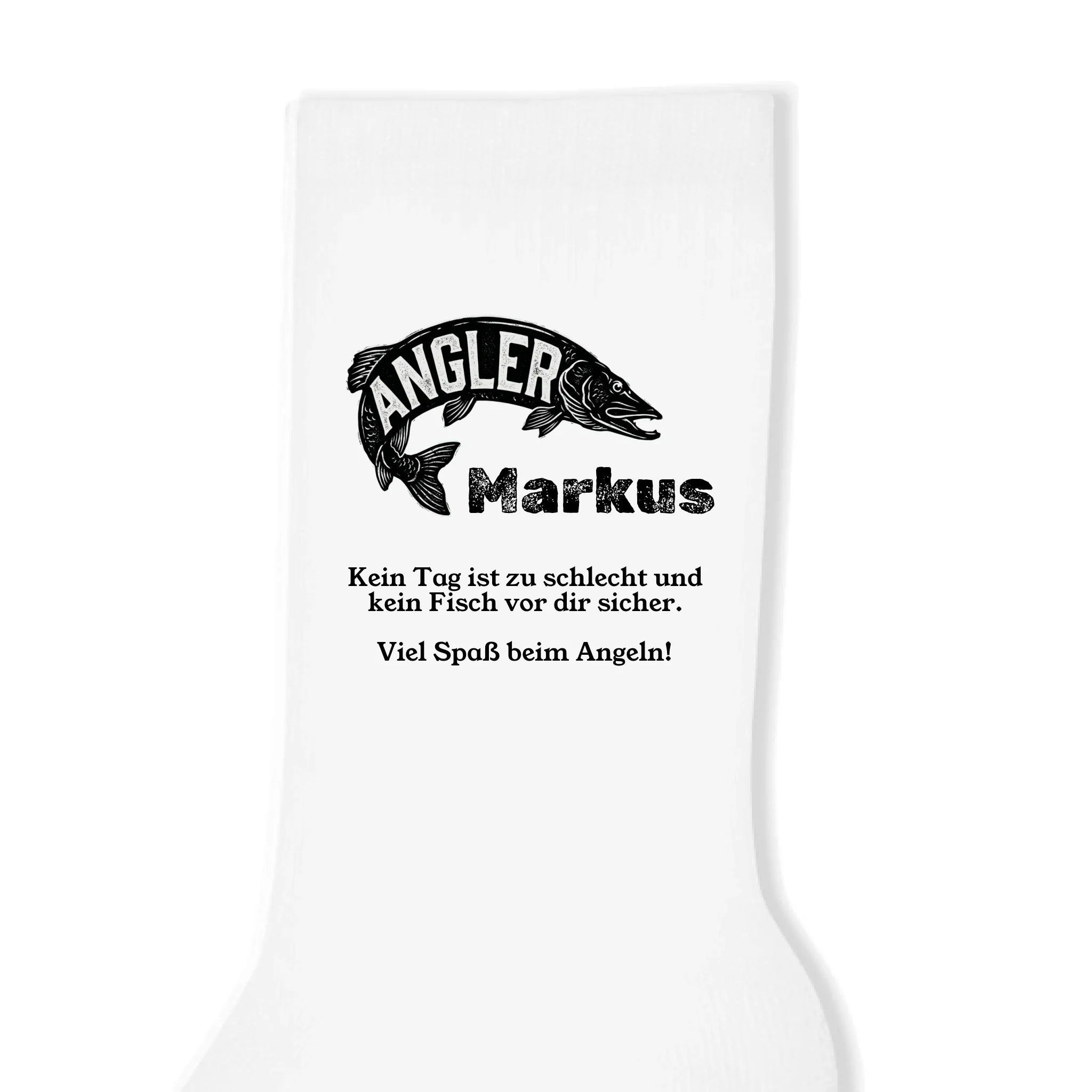 Personalisierte Socken weiß