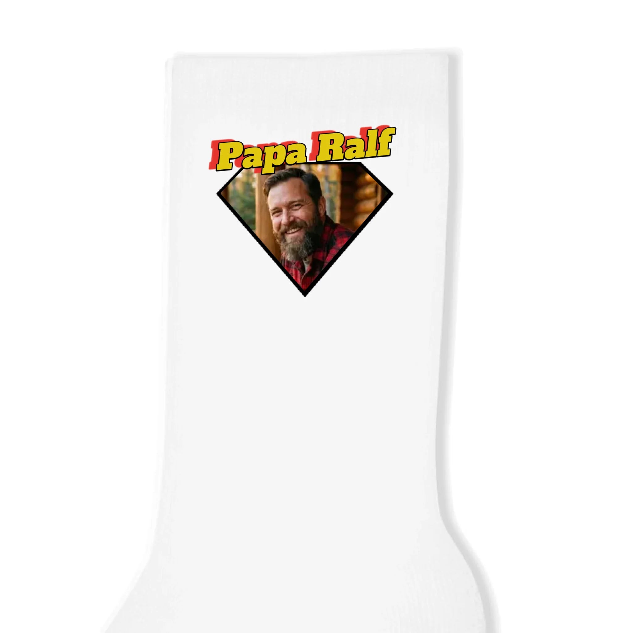 Personalisierte Socken weiß