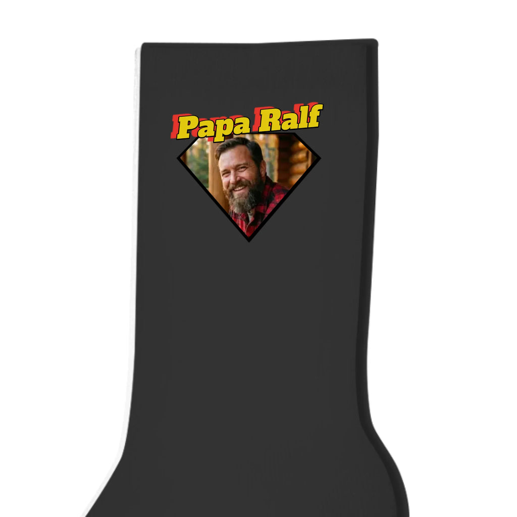 Personalisierte Socken schwarz