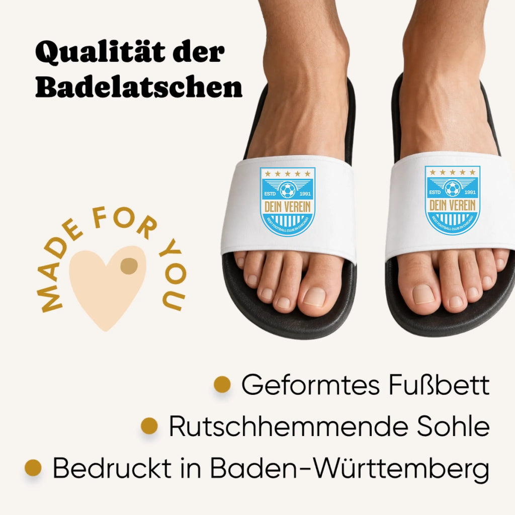 Personalisierte Badeschlappen