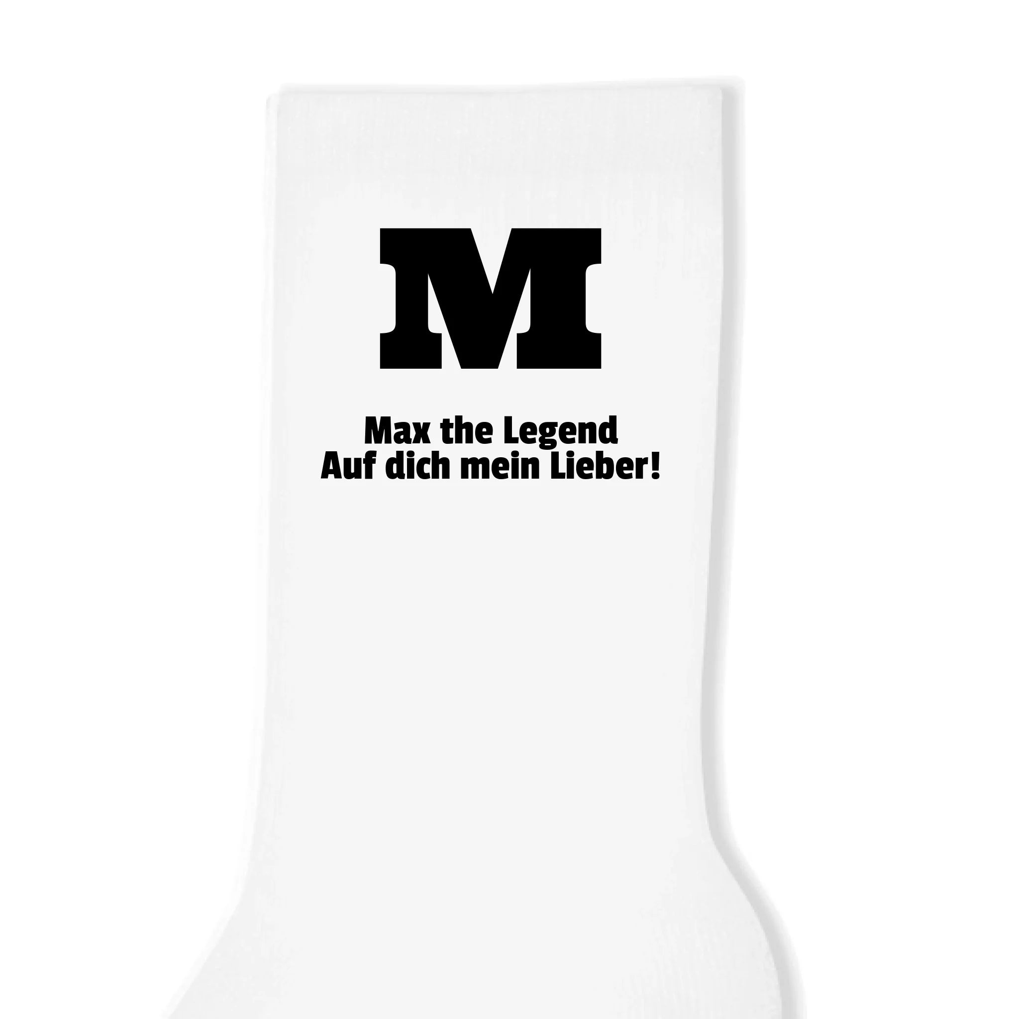 Personalisierte Socken weiß