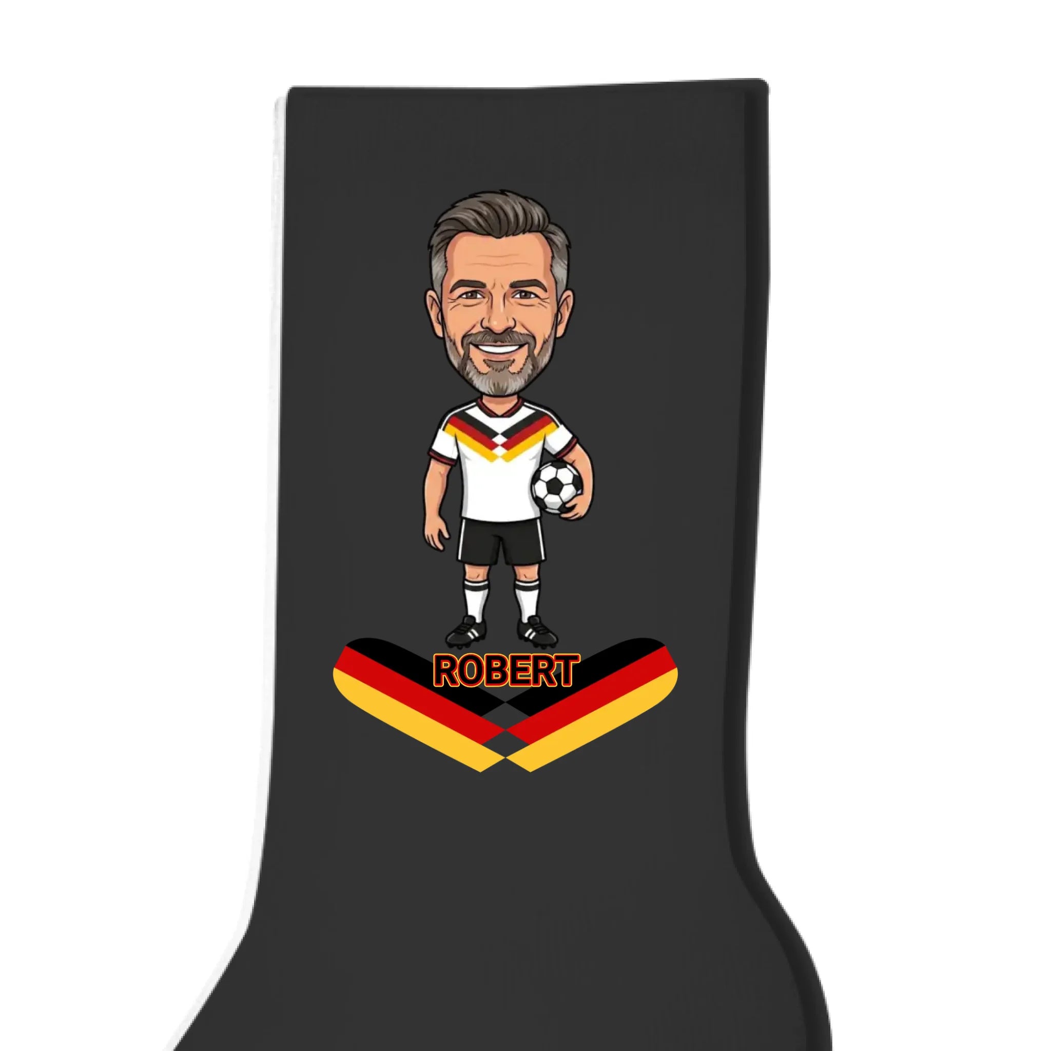 Personalisierte Socken schwarz