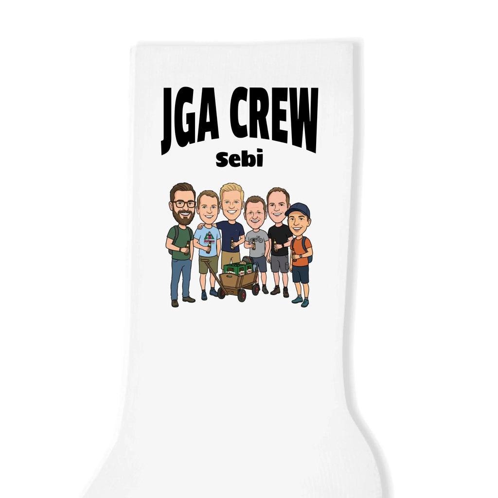 Personalisierte Socken weiß