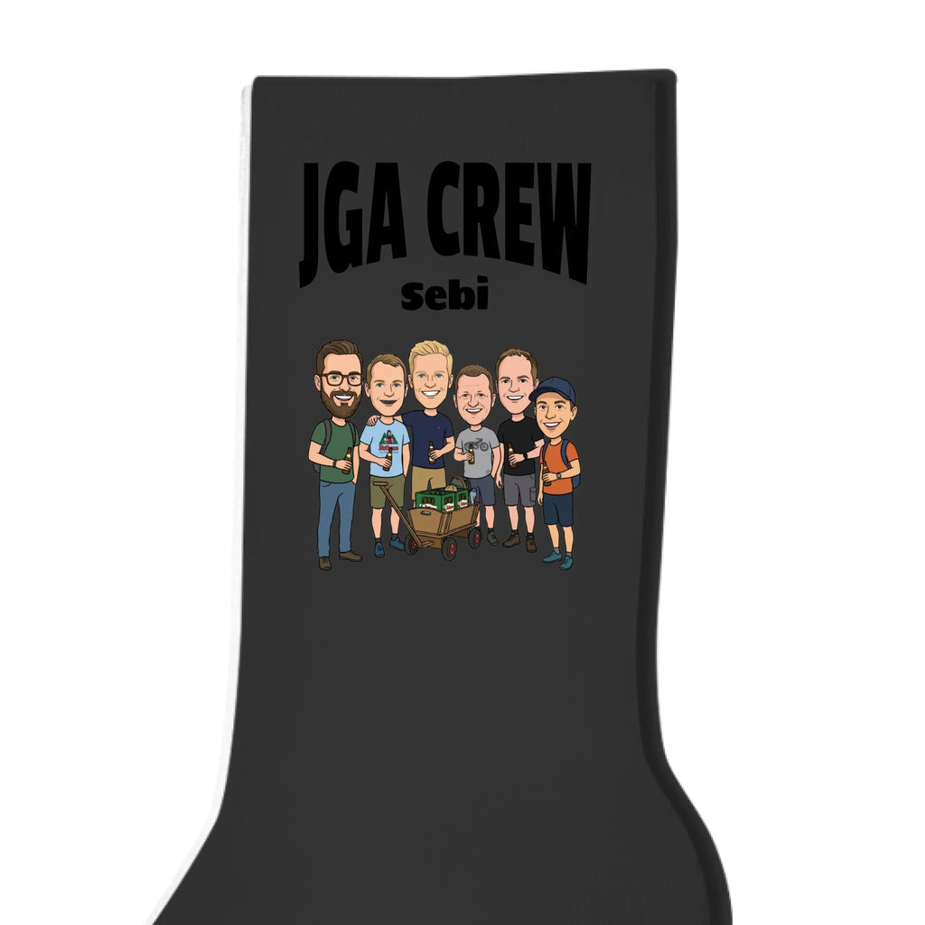 Personalisierte Socken schwarz