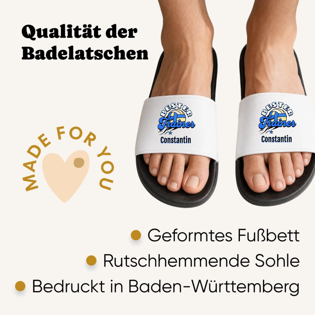 Personalisierte Badeschlappen