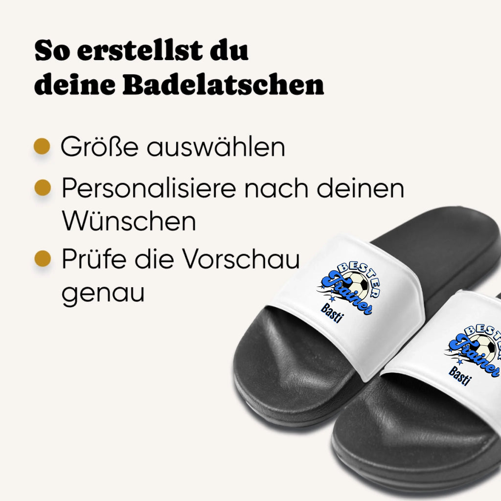 Personalisierte Badeschlappen
