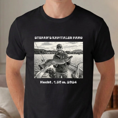 Personalisiertes T-shirt unisex - schwarz