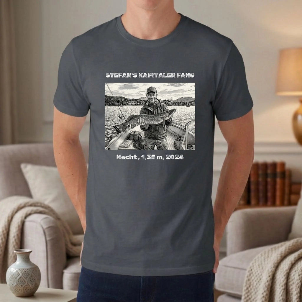Personalisiertes T-shirt unisex - asphalt