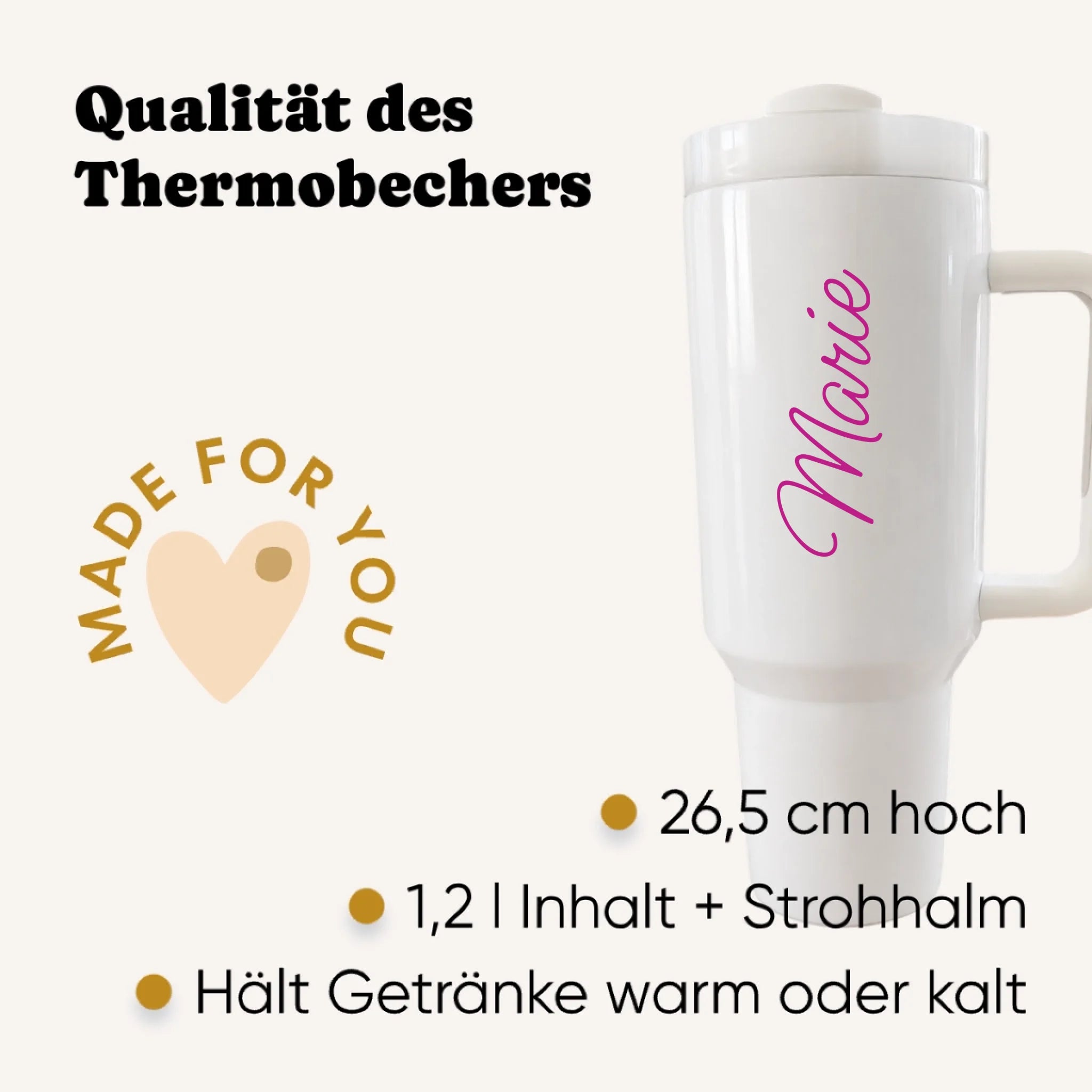 Personalisierter Thermobecher