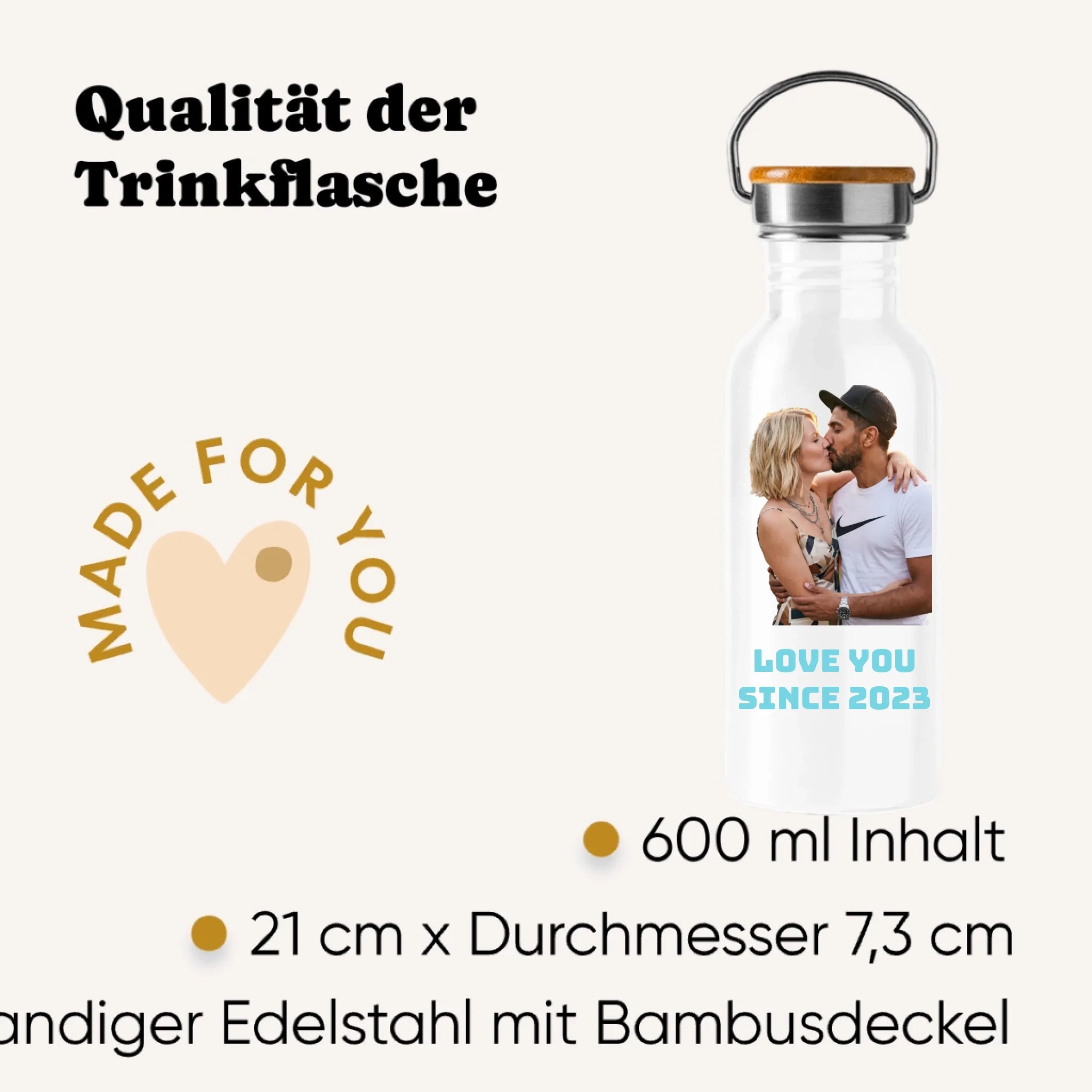 Personalisierte Trinkflasche