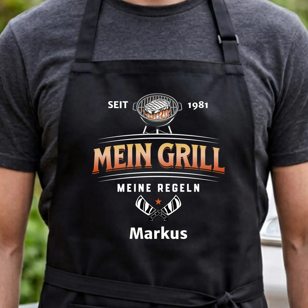 Personalisierte Schürze