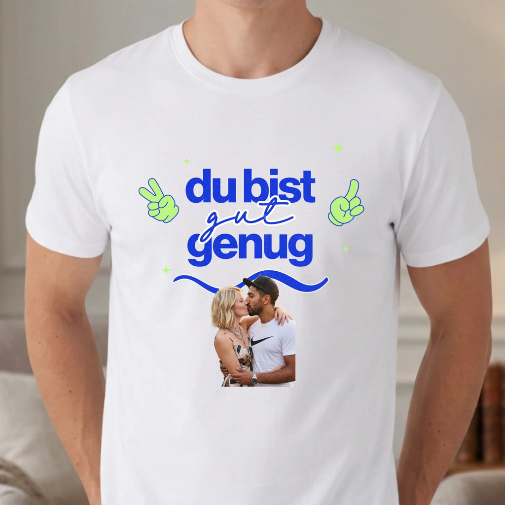 Personalisiertes T-shirt unisex - weiss