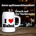 Bierkrug aus Stein personalisiert