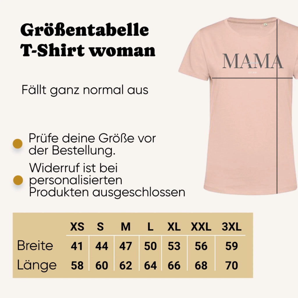 Personalisiertes T-Shirt Damen - weiss