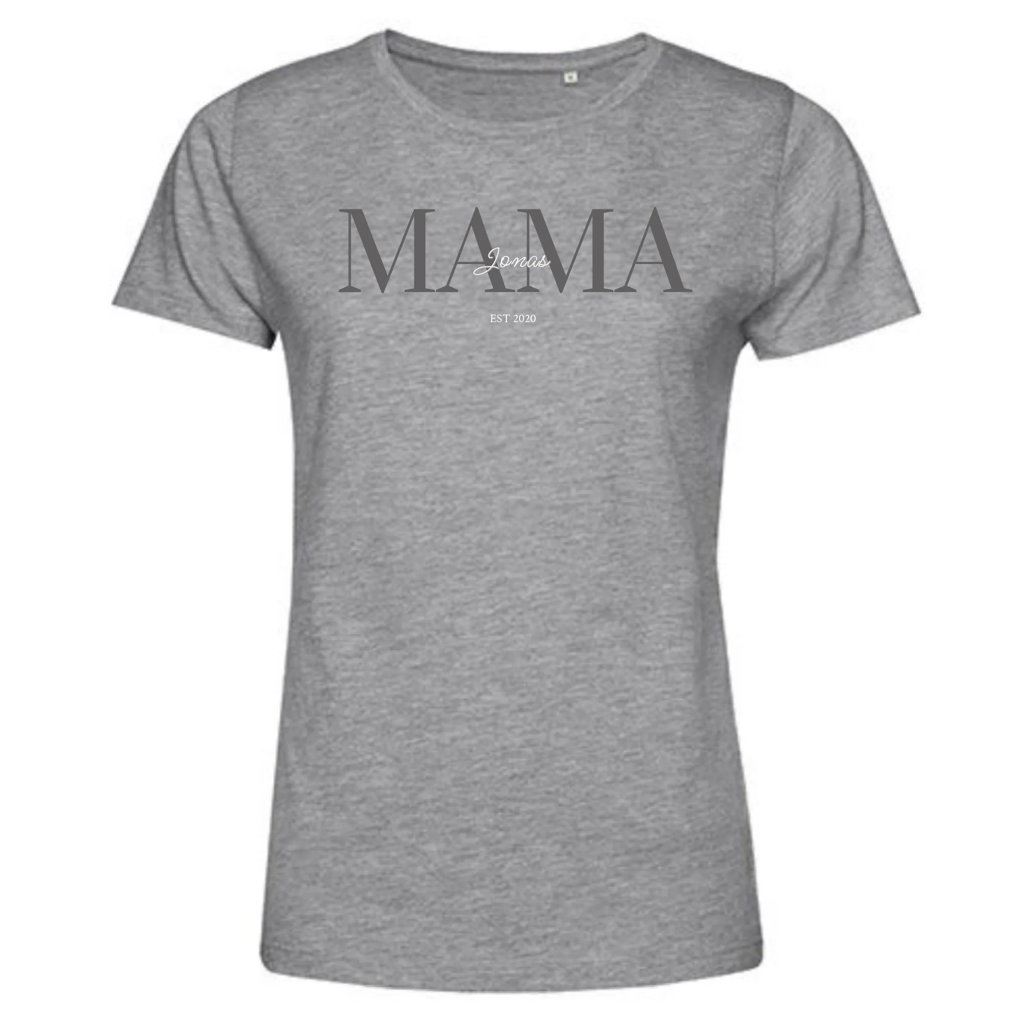 Personalisiertes T-Shirt Damen - grau