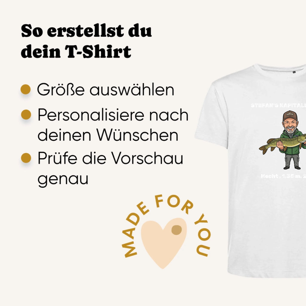 Personalisiertes T-shirt unisex - Erklärung