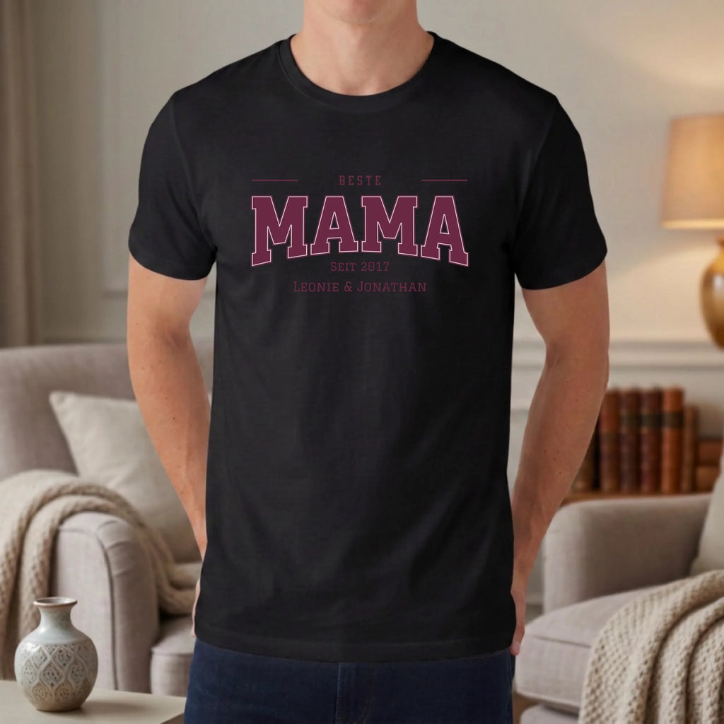 Personalisiertes T-shirt unisex - schwarz