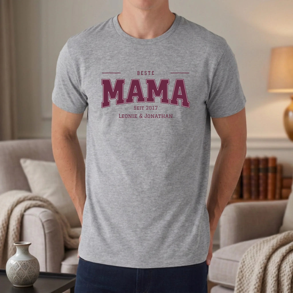 Personalisiertes T-shirt unisex - heather grey