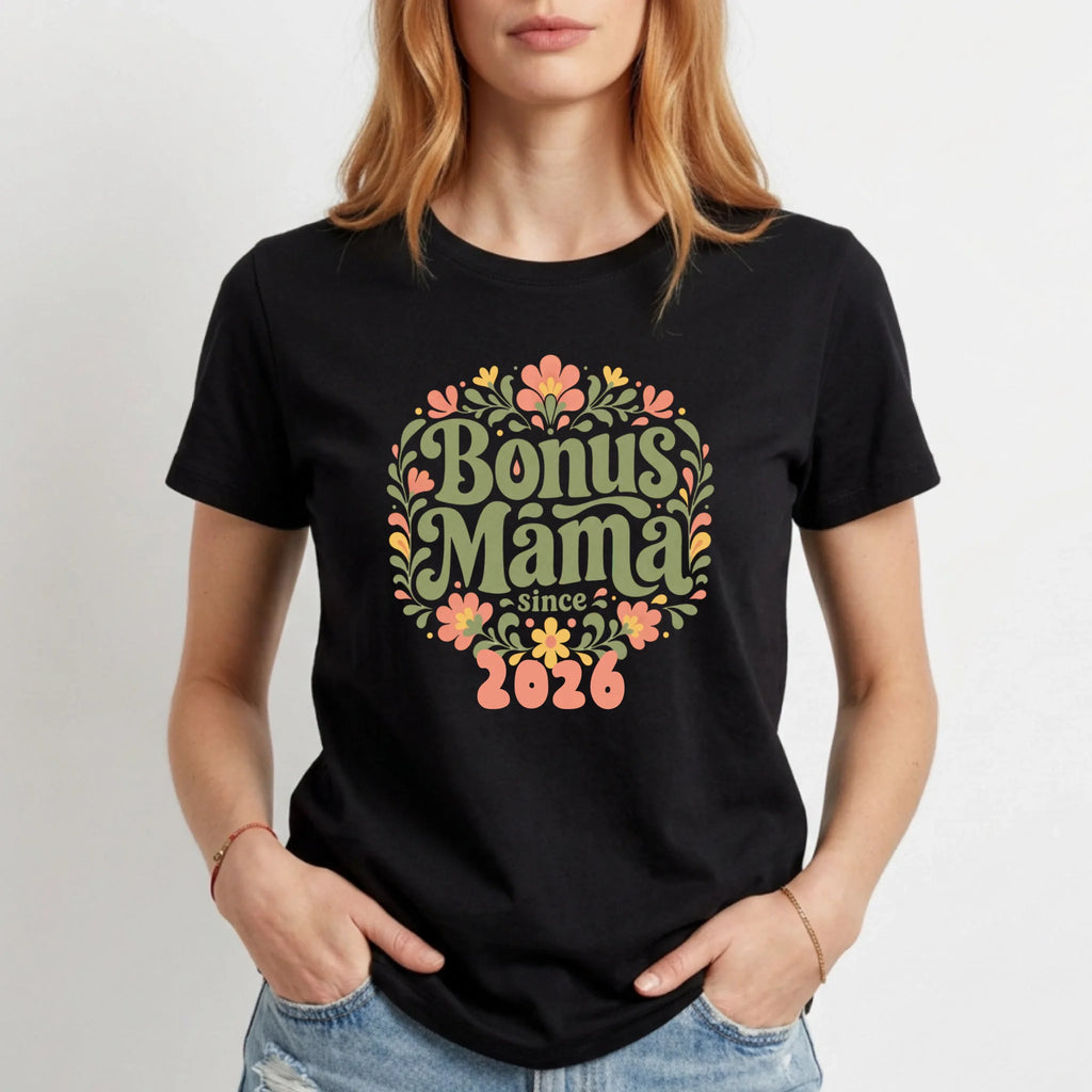Personalisiertes T-Shirt Damen - schwarz