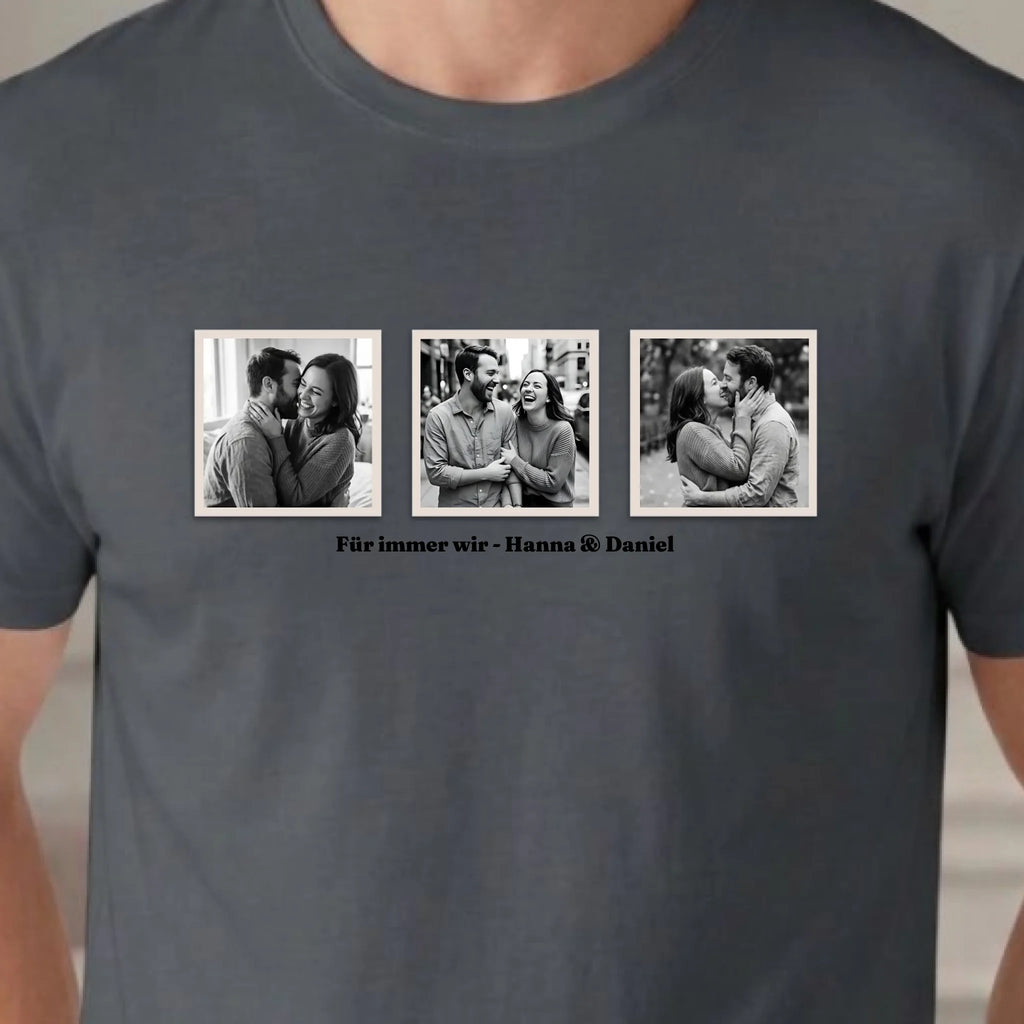 Personalisiertes T-shirt unisex - asphalt