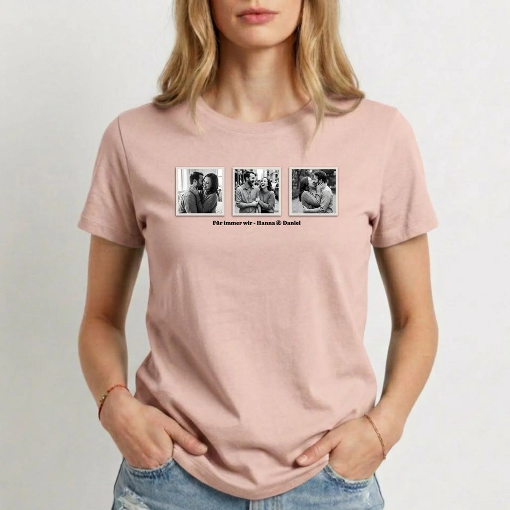 Personalisiertes T-Shirt Damen - rosa
