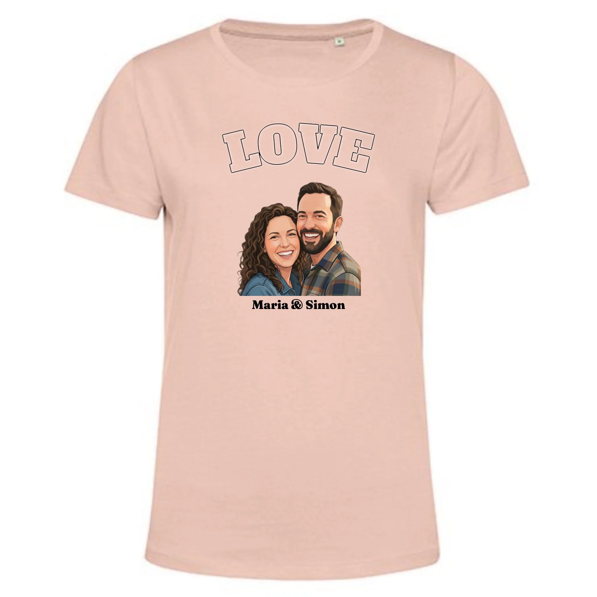Personalisiertes T-Shirt Damen - rosa