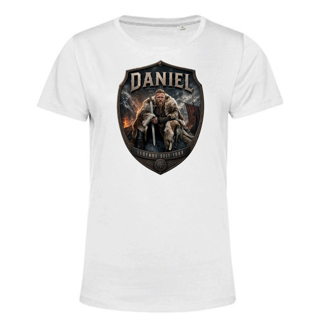 Personalisiertes T-Shirt Damen - weiß