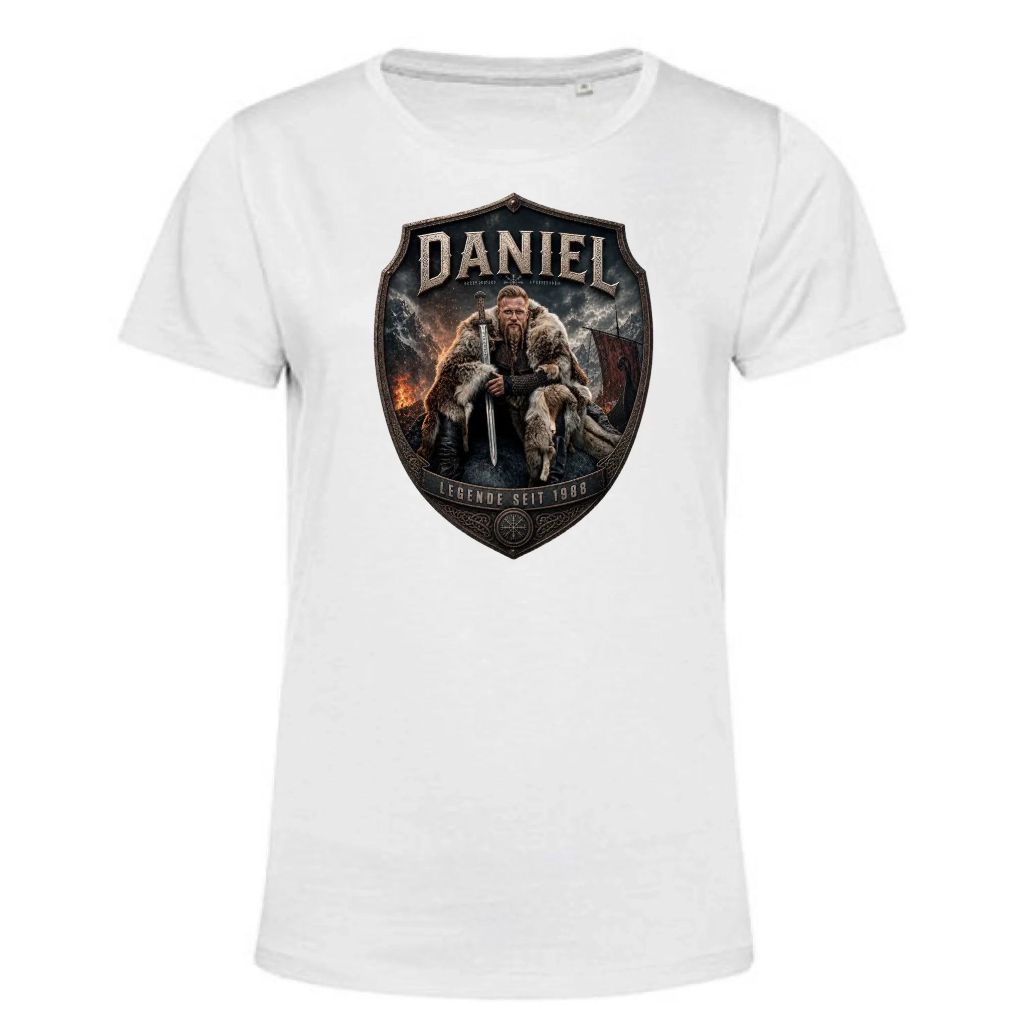 Personalisiertes T-Shirt Damen - weiß