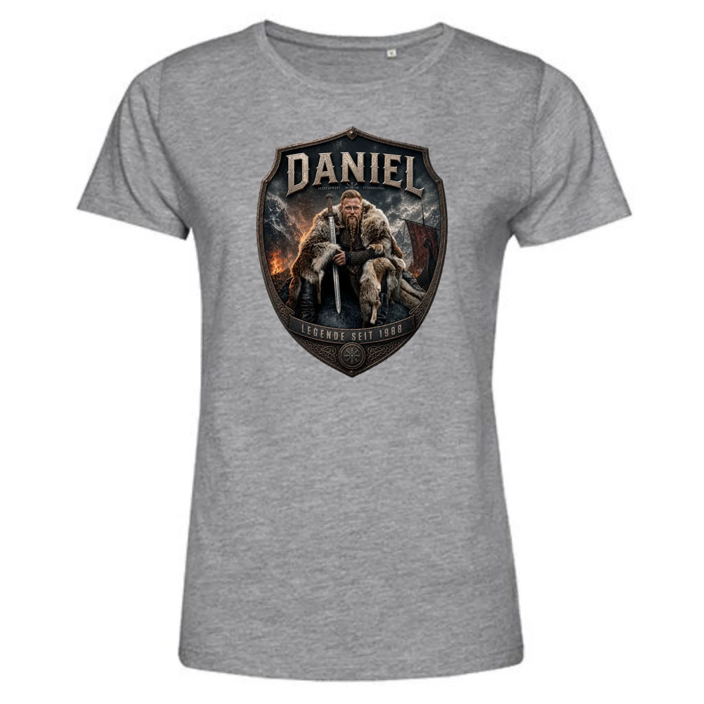 Personalisiertes T-Shirt Damen - grau
