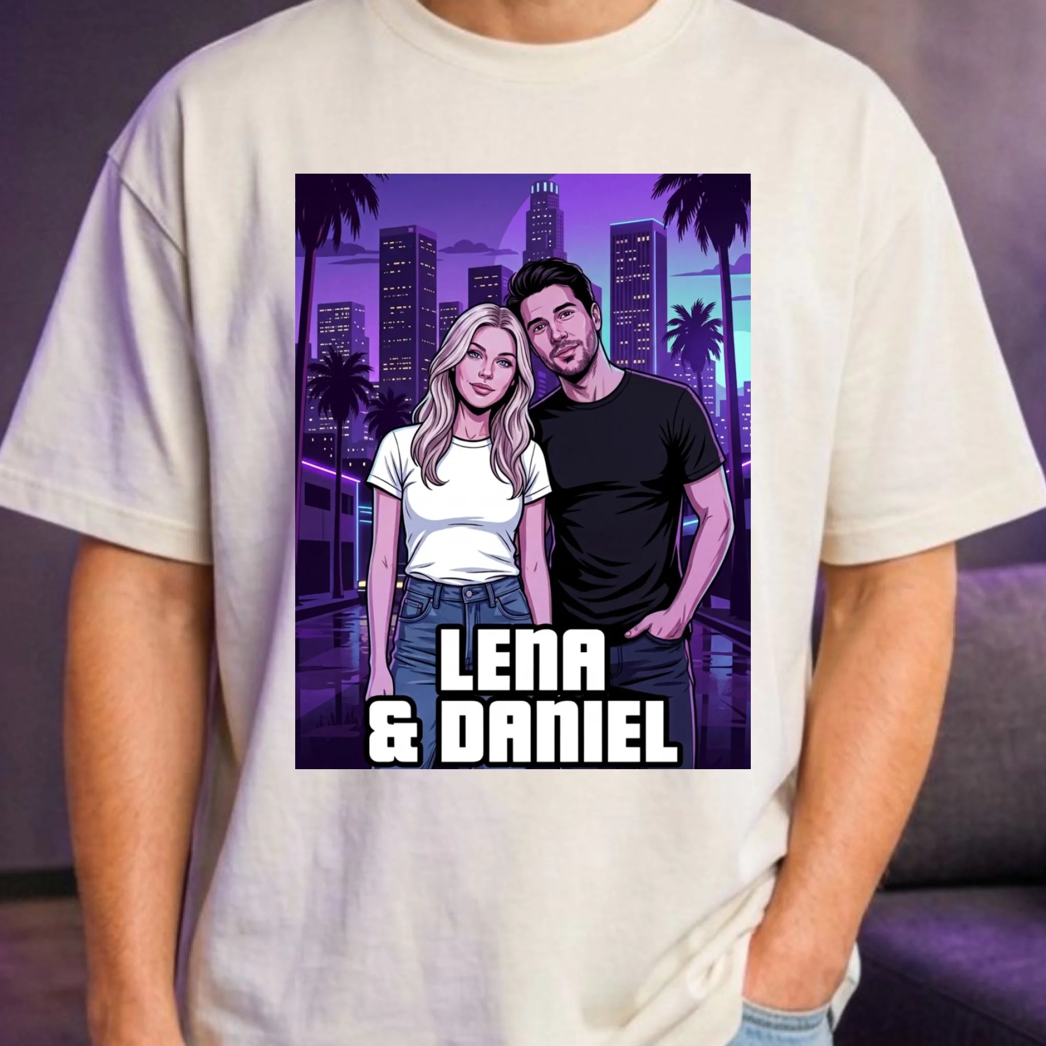 Personalisiertes Oversized T-Shirt