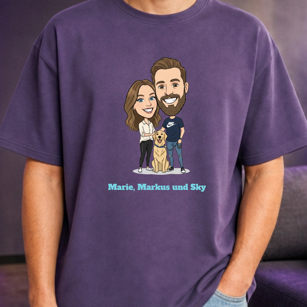 Personalisiertes Oversized T-Shirt