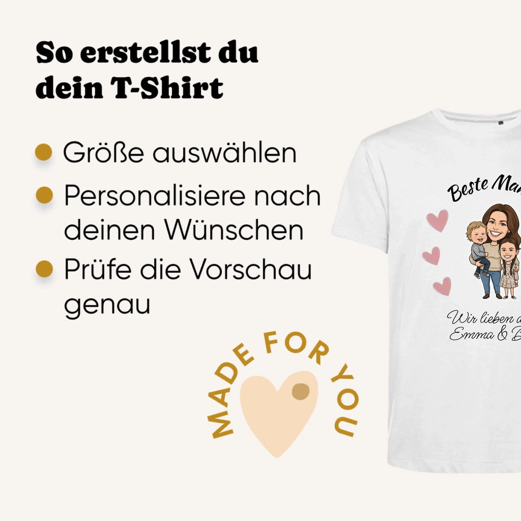 Personalisiertes T-shirt unisex - Erklärung