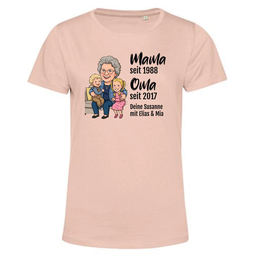 Personalisiertes T-Shirt Damen - rosa