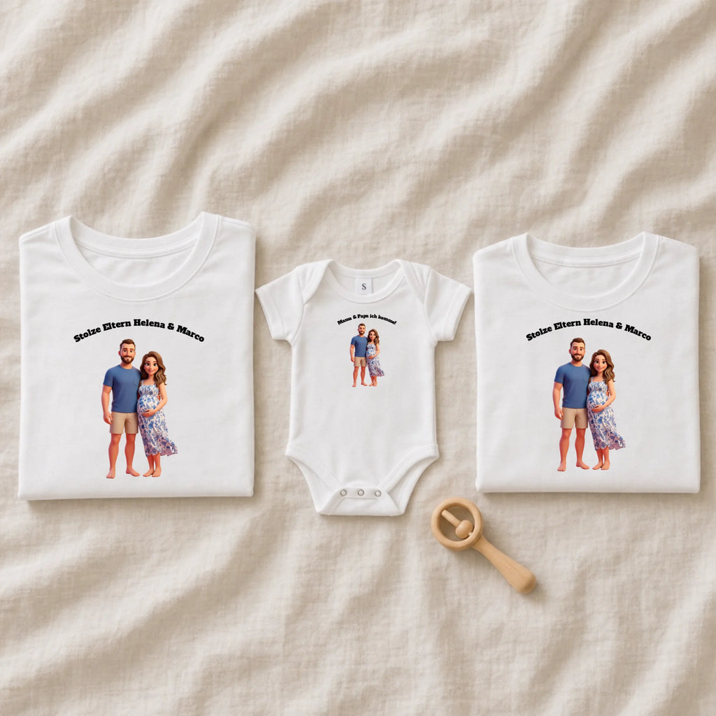T-Shirt für die Familie personalisiert