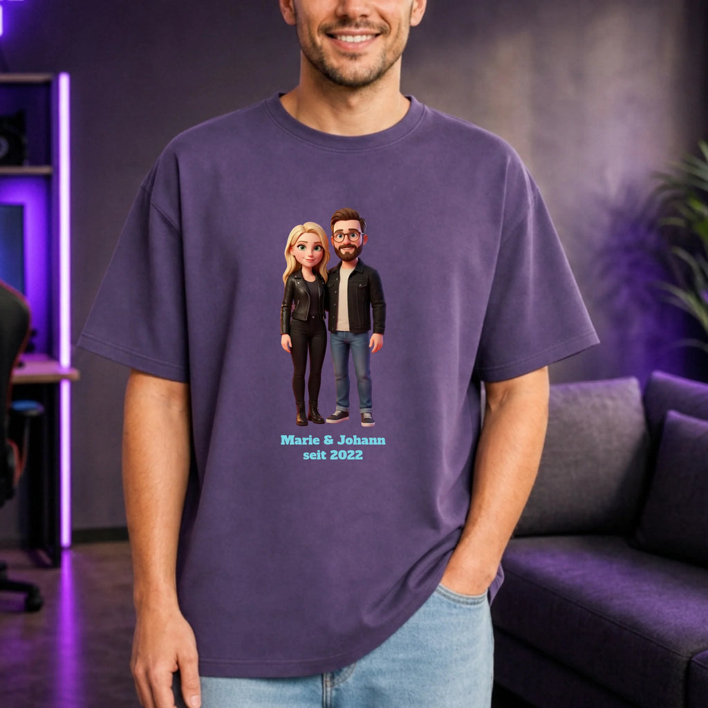 Personalisiertes Oversized T-Shirt