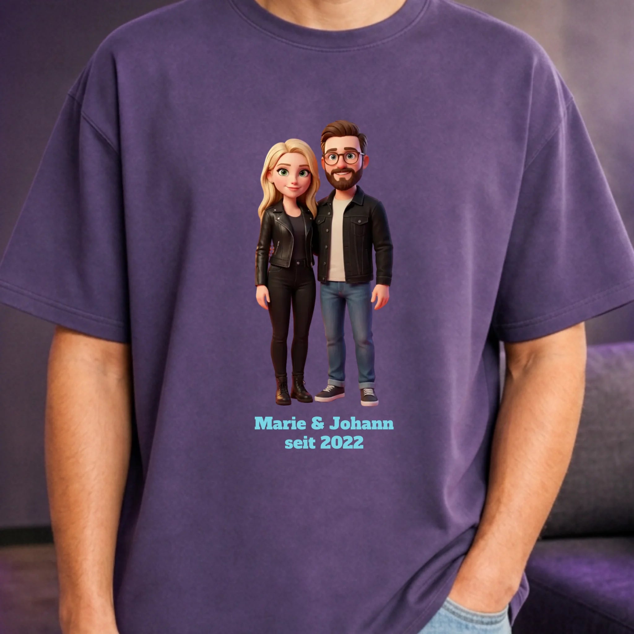 Personalisiertes Oversized T-Shirt