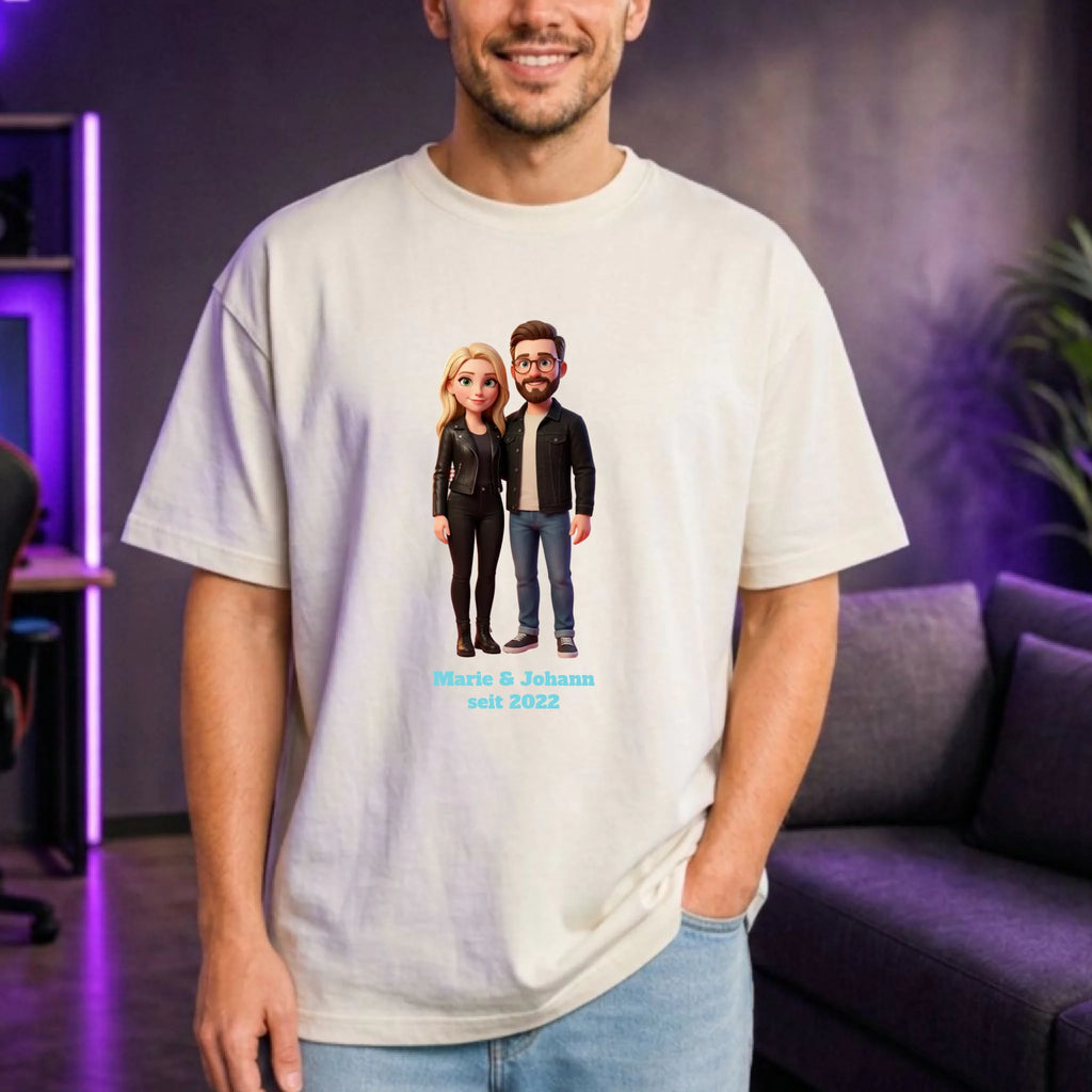 Personalisiertes Oversized T-Shirt